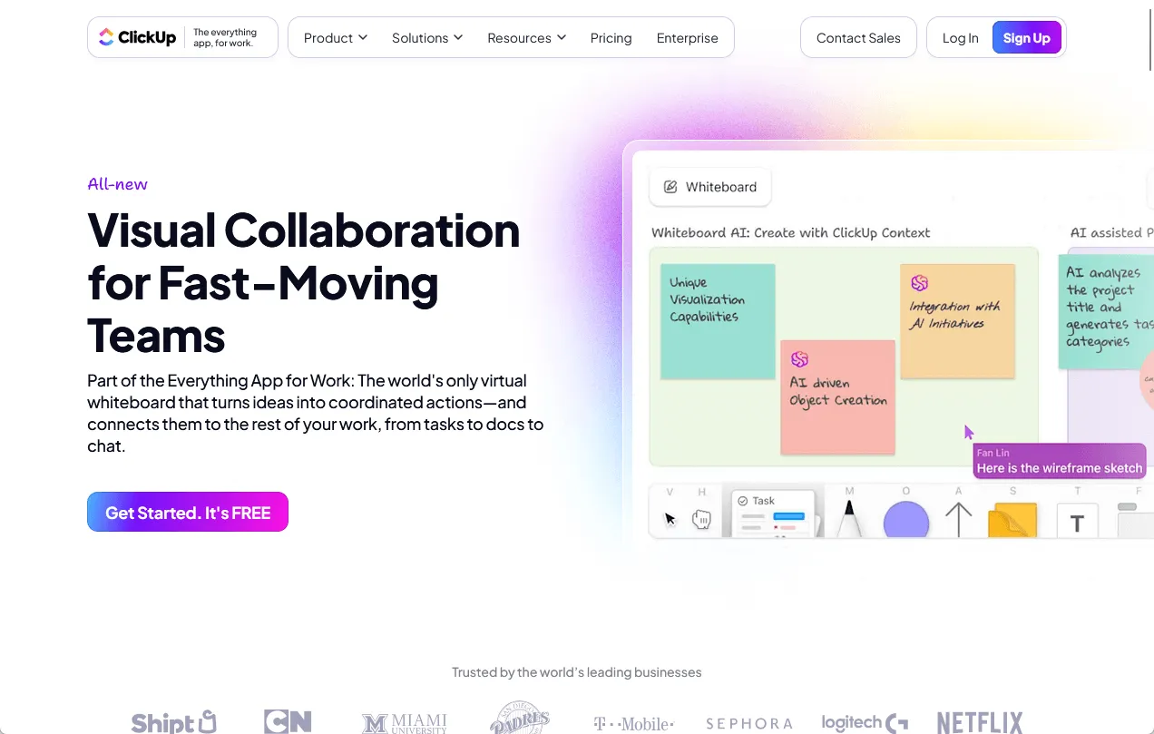 clickup-whiteboards-landing-page
