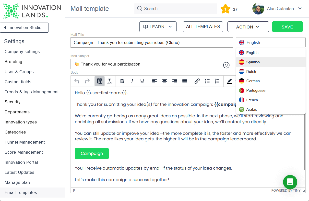 language-option-when-editing-mail-template